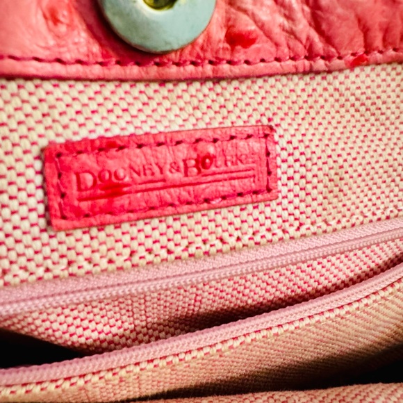 Dooney & Bourke Pink Shoulder Bag with Ostrich Texture (project) - Picture 6 of 9